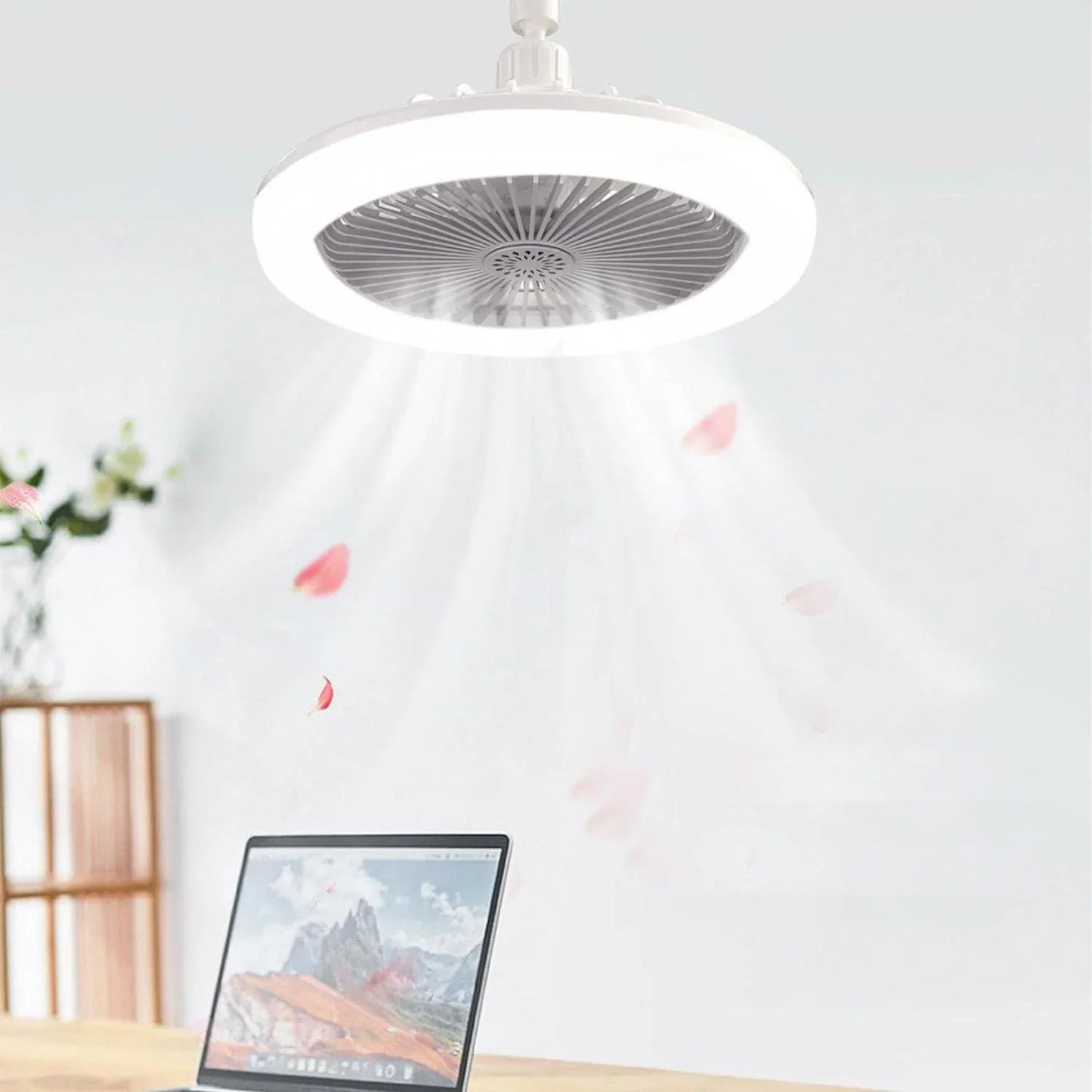 2u1 LED Luster i Ventilator 40w