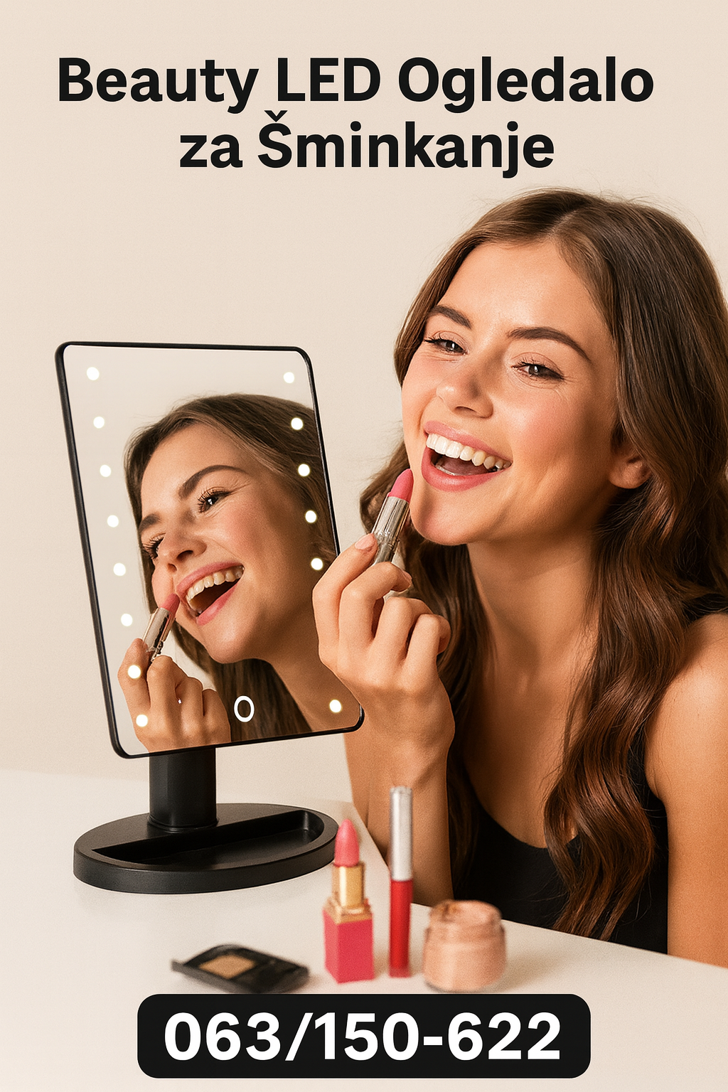 Beauty LED Ogledalo za Šminkanje