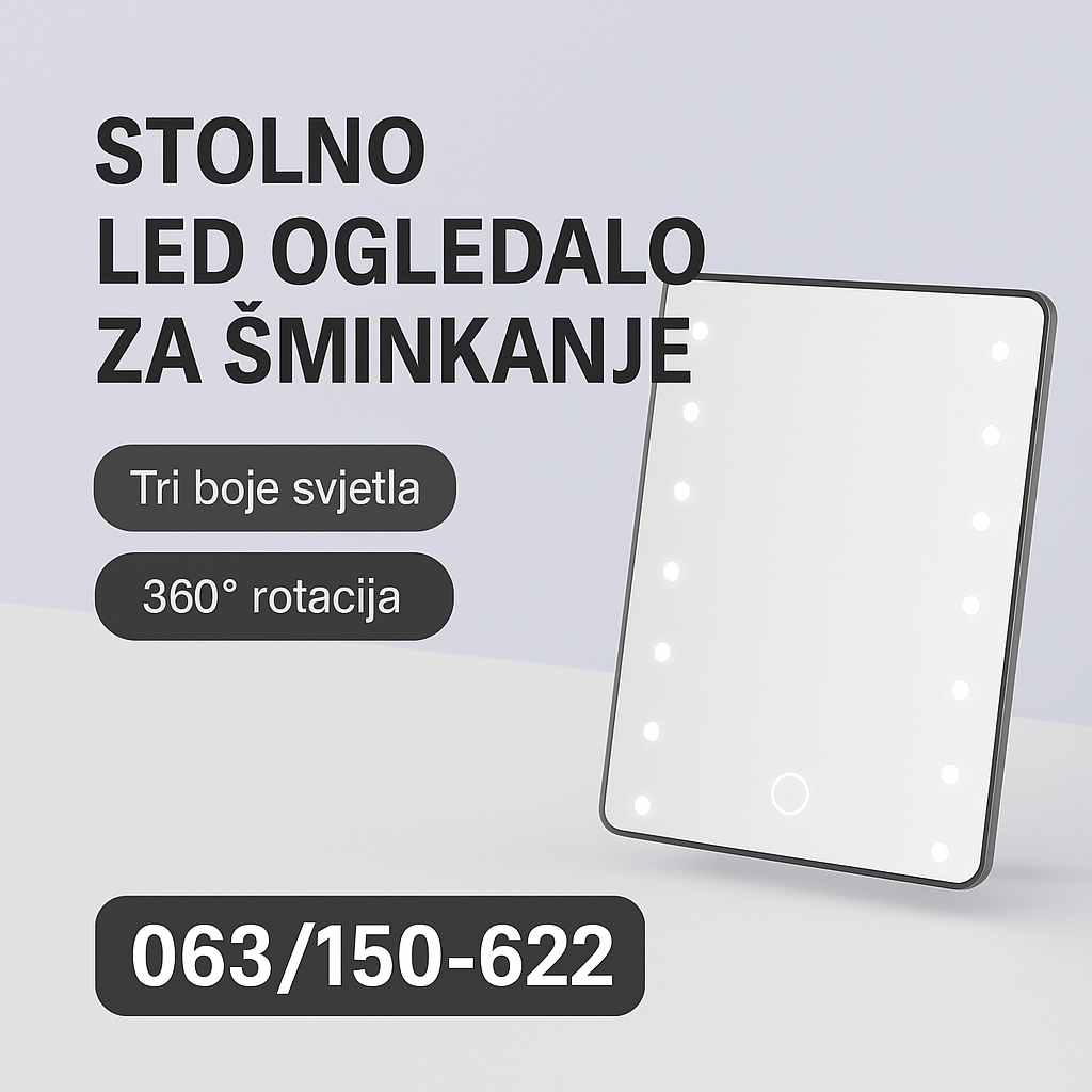 Beauty LED Ogledalo za Šminkanje