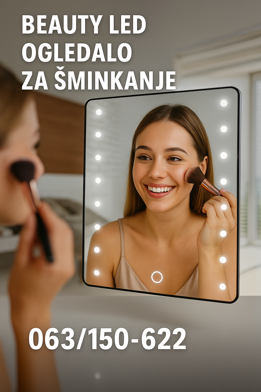 Beauty LED Ogledalo za Šminkanje