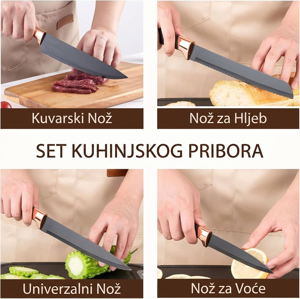 20u1 PREMIUM Kuhinjski Set – Pribor i Noževi